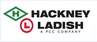 Logo Hackney Ladish: diamante verde con H, cerchio rosso con L. Marchio di qualità e tradizione.